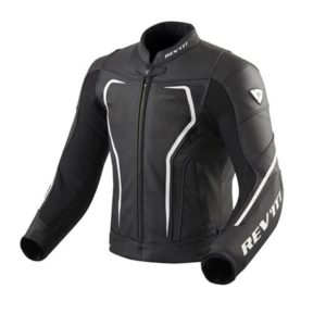 Giubbotto REV'IT PELLE VERTEX GT NERO/BIANCO