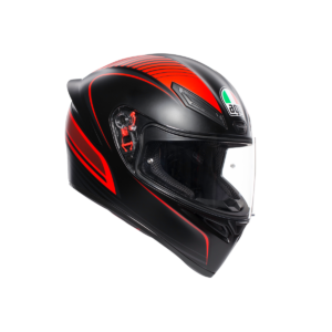 Casco AGV K1 MULTI WARMUP MATT BLACK/RED