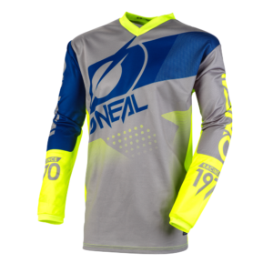 Maglia O'NEAL ELEMENT FACTOR GREY/BLUE/FLUO YELLOW