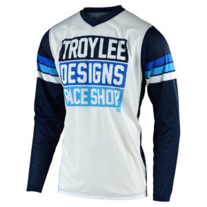 Maglia TROY LEE GP AIR CARLSBAD WHITE/NAVY