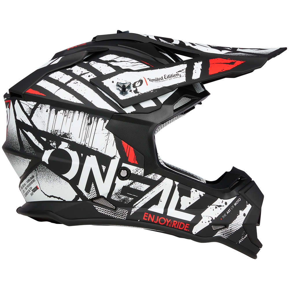 Casco O'NEAL 2 SERIES GLITCH V.23 BLACK/WHITE - immagine 2