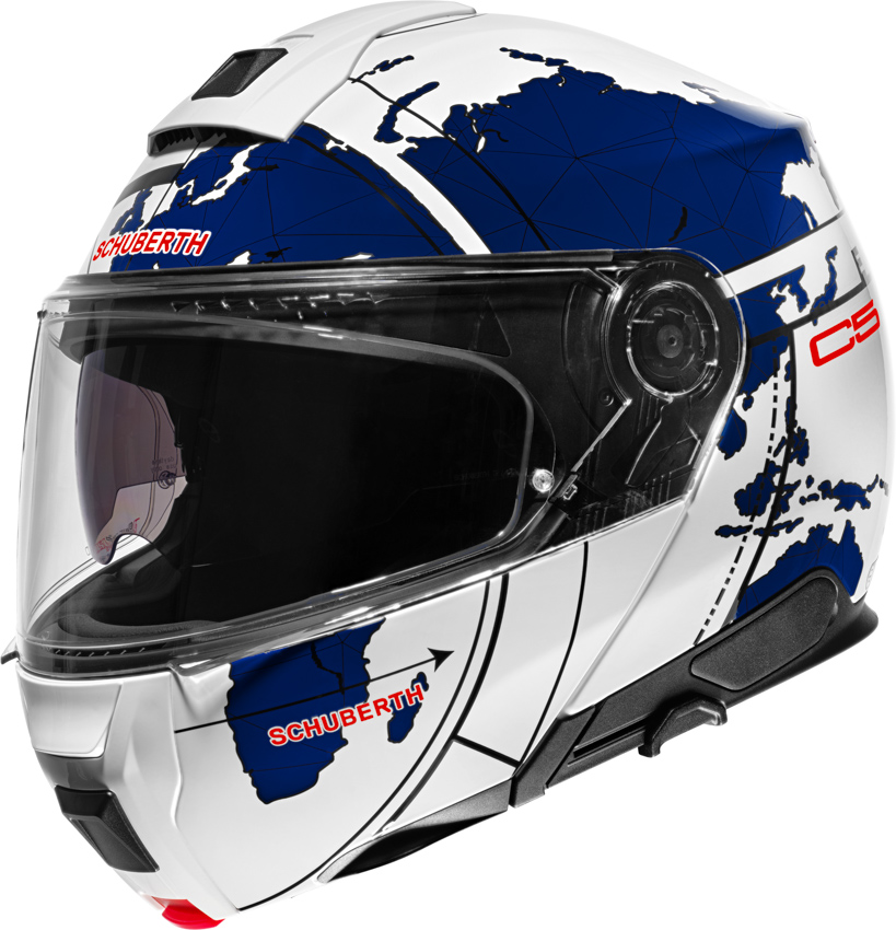 Casco SCHUBERTH C5 GLOBE BLUE