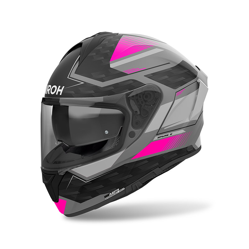 casco moto integrale airoh spark 2 zenith rosa lady donna