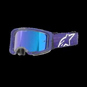 Occhiali ALPINESTARS VISION 8 CORP VIOLA LENTE SPECCHIO BLUE