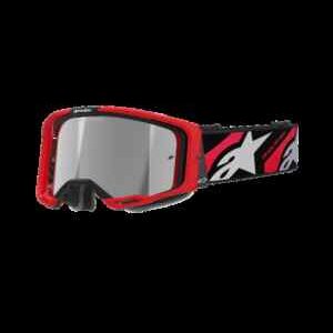 Occhiali ALPINESTARS VISION 8 LUAR ROSSO/NERO LENTE SPECCHIO ARGENTO