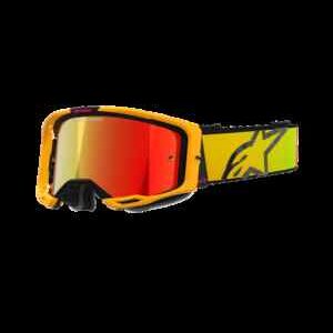 Occhiali ALPINESTARS VISION 8 CORP GIALLO/ROSA LENTE SPECCHIO ROSSO