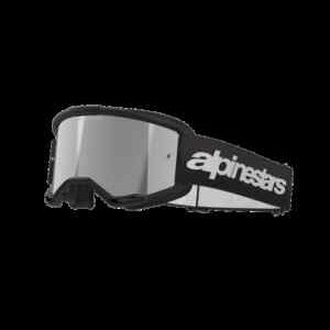 Occhiali ALPINESTARS VISION 3 WORDMARK NERO LENTE SPECCHIO ARGENTO