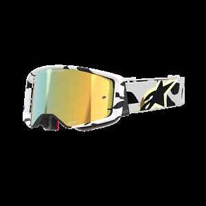 Occhiali ALPINESTARS SUPERTECH CORP BIANCO/ORO LENTE SPECCHIO ORO