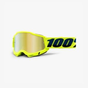 Occhiali 100% ACCURI 2 YELLOW FLUO GOLD MIRROR LENS