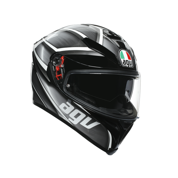 Casco AGV K5 MULTI HURRICANE BLACK/GUNMETAL/WHITE