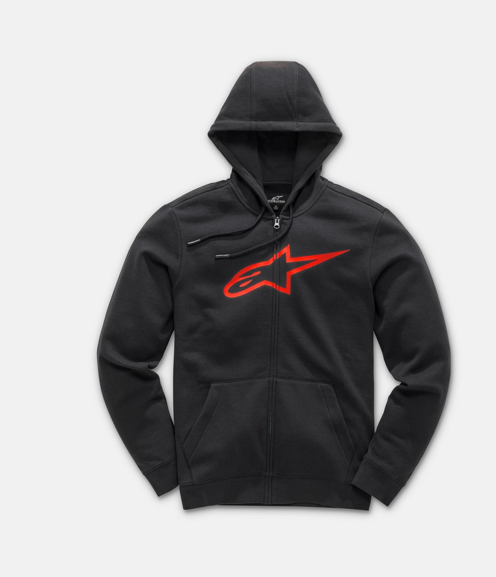 Felpa ALPINESTARS AGELESS ZIP V3 NERO/ROSSO