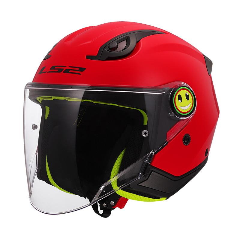 casco moto bambino ls2 funny 2 rosso