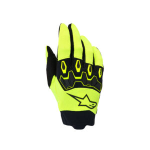guanti moto motocross enduro mtb alpinestars fullbore v2 giallo fluo