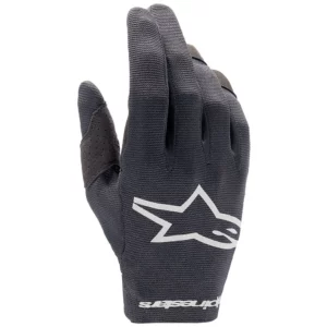 guanti moto motocross enduro mtb alpinestars radar nero