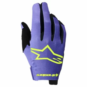 guanti moto motocross enduro mtb alpinestars radar viola