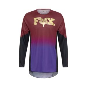 maglia motocross enduro mtb fox 360 drip rust brown