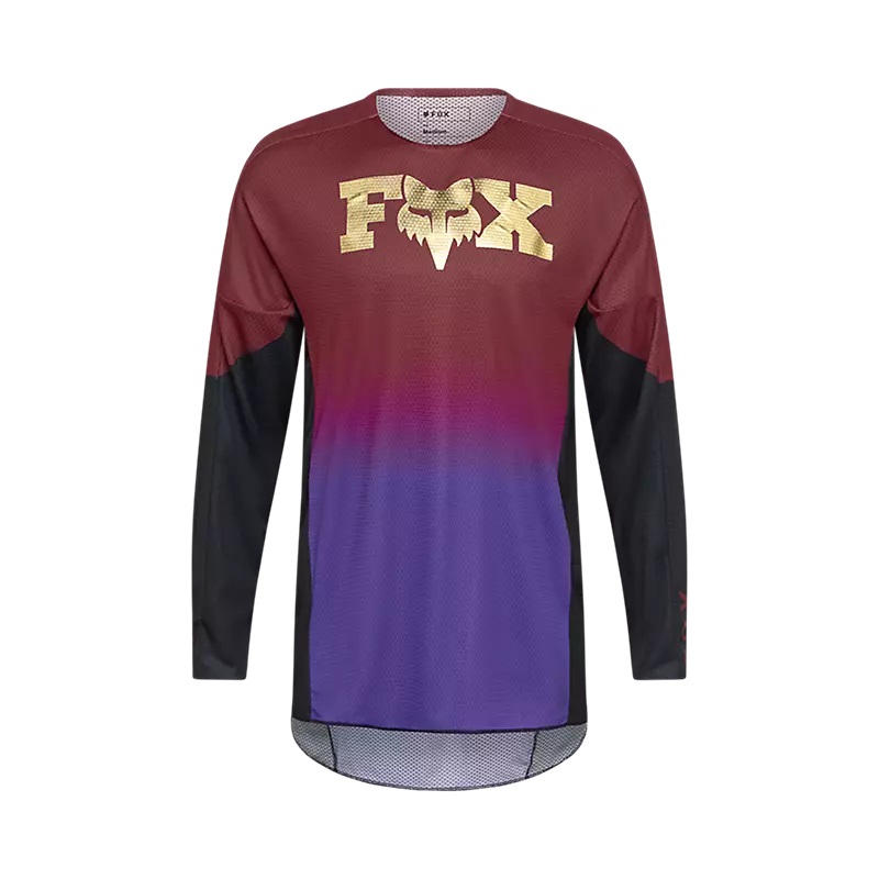 maglia motocross enduro mtb fox 360 drip rust brown