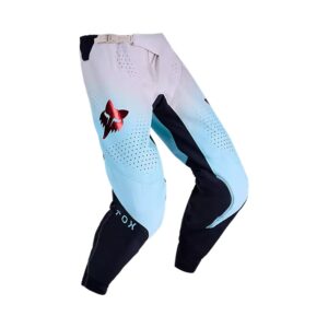 pantaloni motocross enduro mtb fox 360 drip turchese