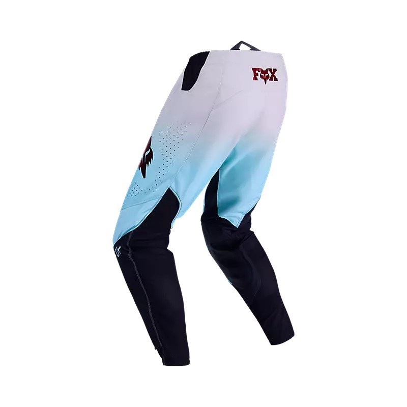 pantaloni motocross enduro mtb fox 360 drip turchese rear