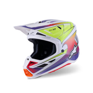 casco moto motocross enduro alpinestars sm7 fuse giallo fluo
