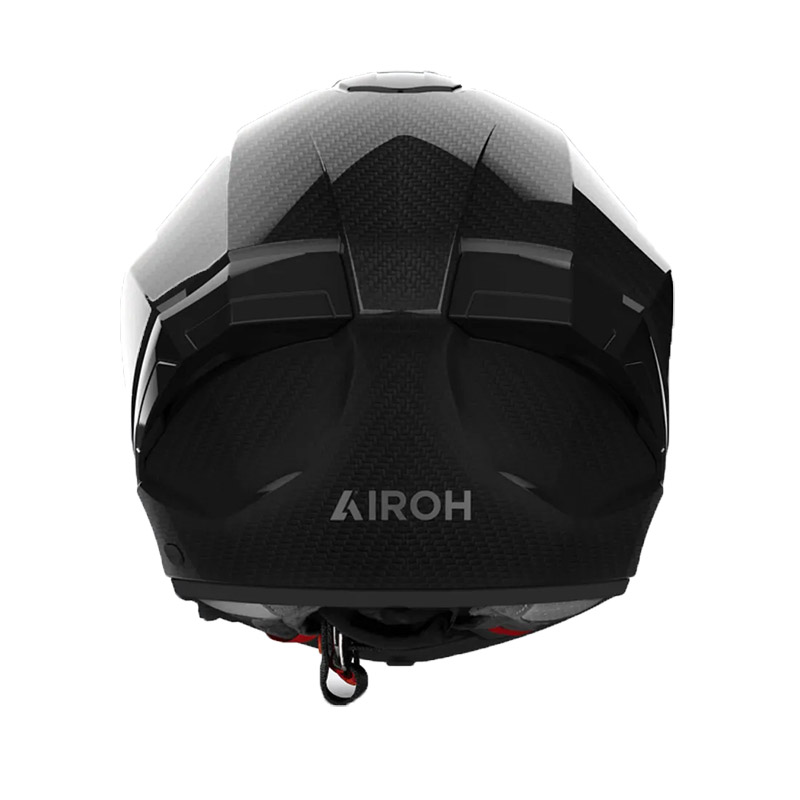 casco moto integrale airoh carbonio matryx rear