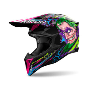 casco moto motocross enduro airoh wraaap music joker