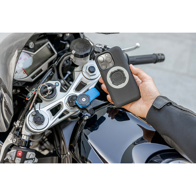 quad lock supporto da piastra forcella porta telefono moto