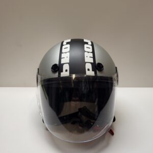 Casco PROJECT FLASH ARGENTO NERO