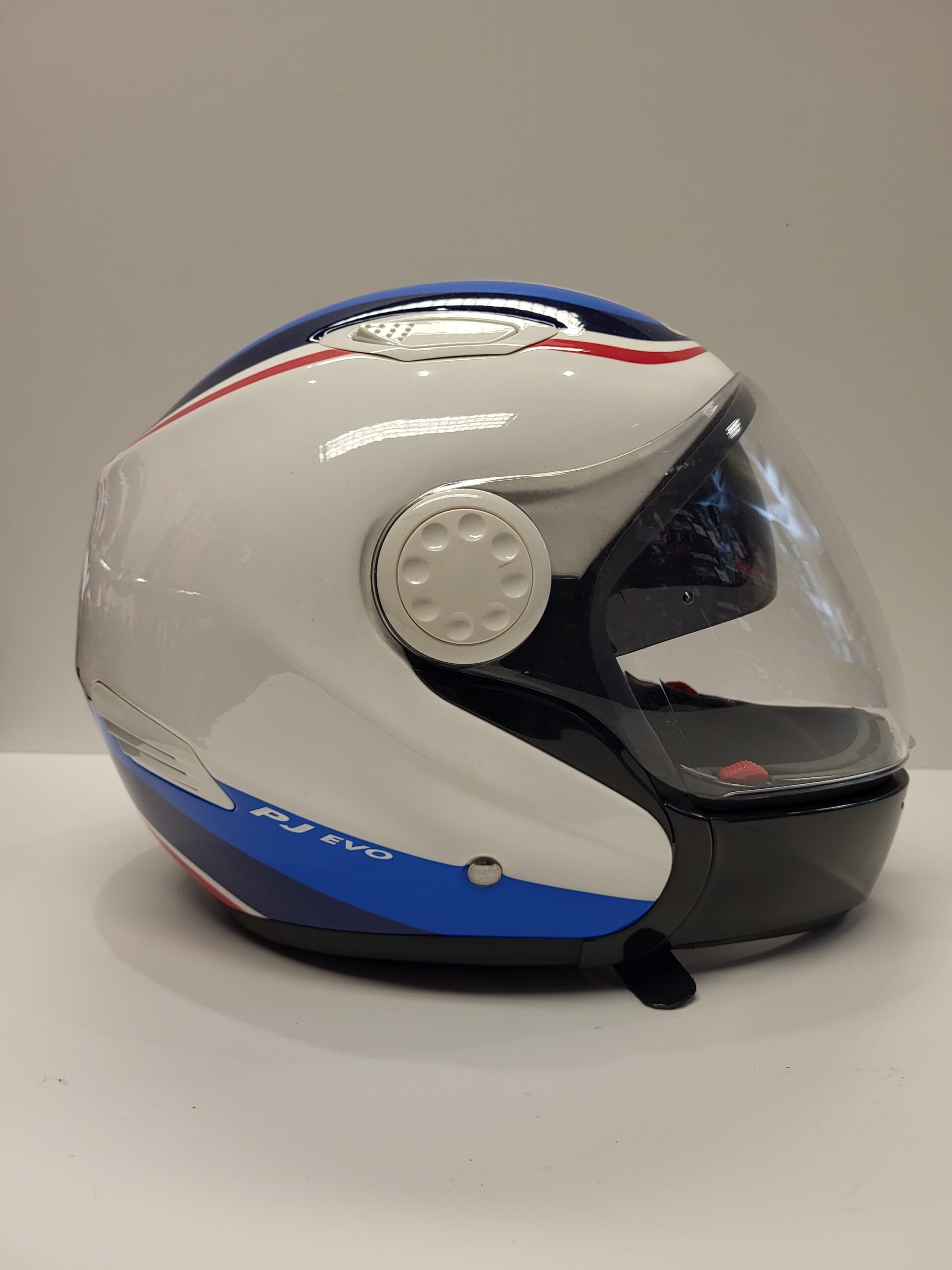 Casco PROJECT PJ EVO BIANCO/BLU/ROSSO - immagine 2