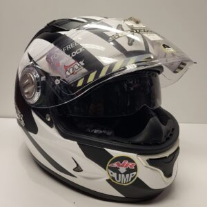 Casco SCORPION EXO-1000 AIR TWISTER NERO/BIANCO OPACO/LUCIODO