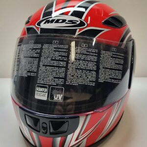 Casco MDS M9 MULTI BATOK RED/SILVER