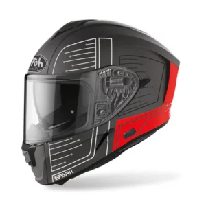 Casco AIROH SPARK CYRCUIT ROSSO OPACO