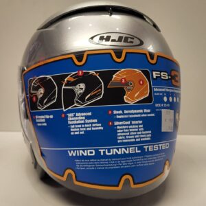 Casco HJC FS-3 METAL CRYSTAL SILVER