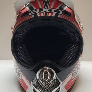 Casco AXO VORTEX NERO/BIANCO/ROSSO