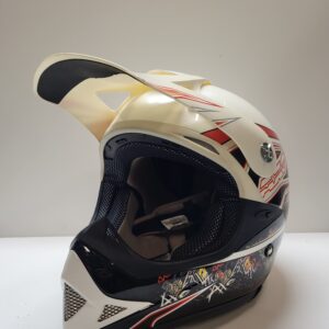 Casco AXO SUPREME BIANCO/NERO/ROSSO