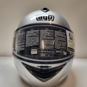 Casco AGV LONGWAY II MONO SILVER