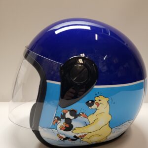 Casco AGV JUNIOR OPEN POLAR BEAR