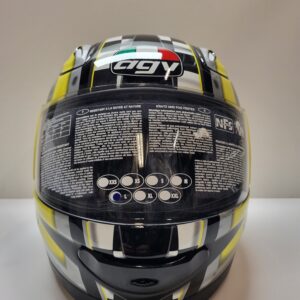 Casco AGV DEMON V-TOP BLACK/YELLOW/SILVER
