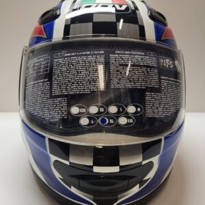 Casco AGV DEMON TOP VENT BIANCO/ROSSO/BLU