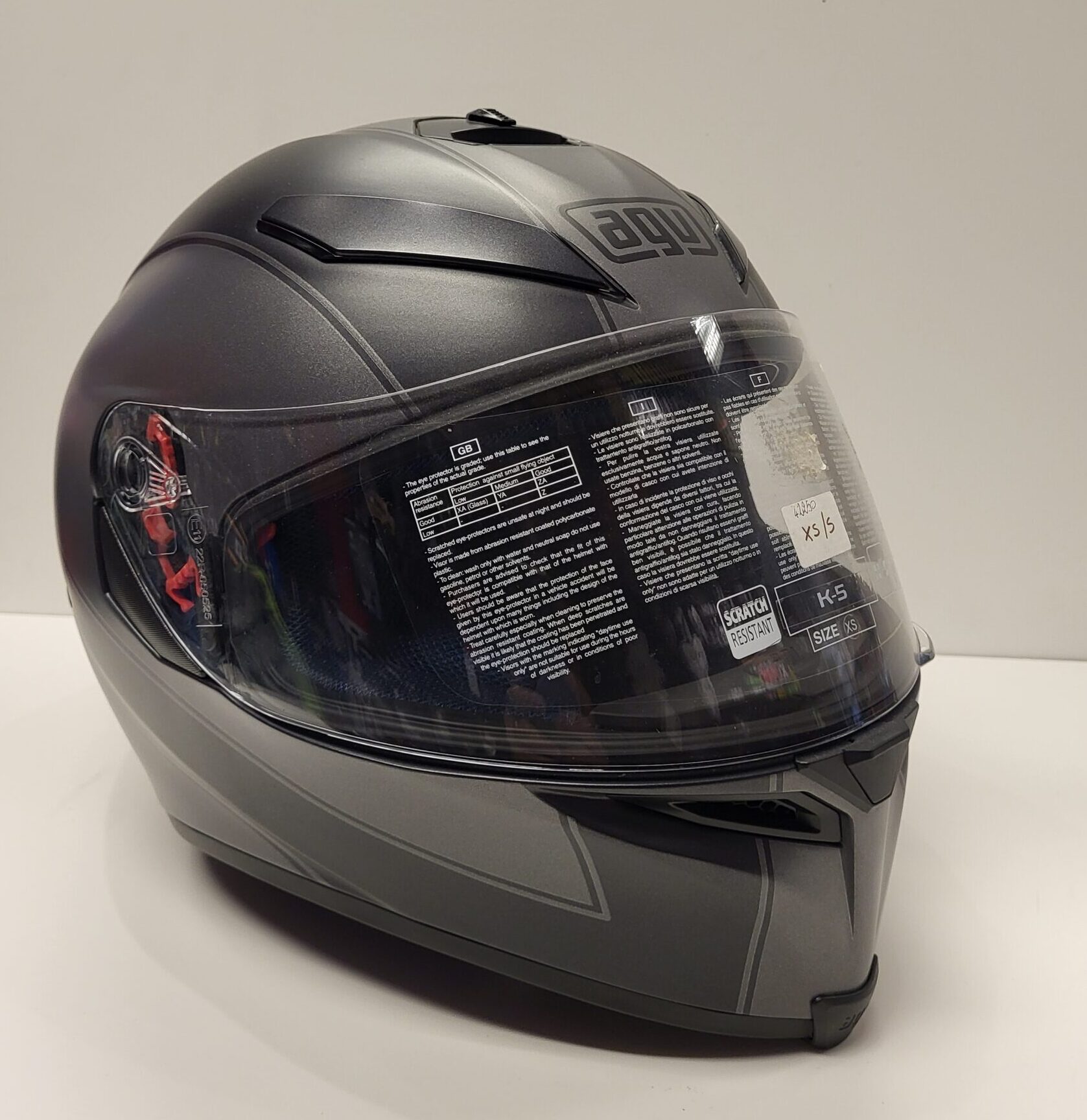 Casco AGV K5 MULTI ENLANCE BLACK MATT/GREY
