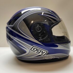 Casco AGV FLYER FLAME ARGENTO/BLU
