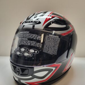 Casco MDS EDGE SILVER/RED