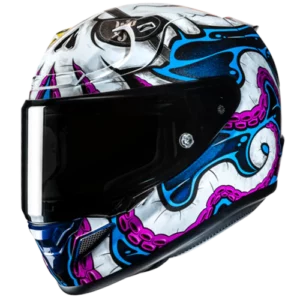 casco integrale moto hjc rpha 12 fibra kraken