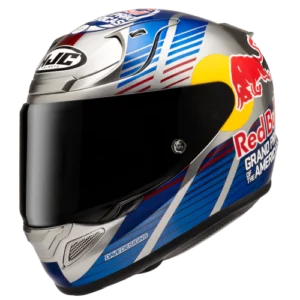 casco integrale moto hjc rpha 12 fibra red bull