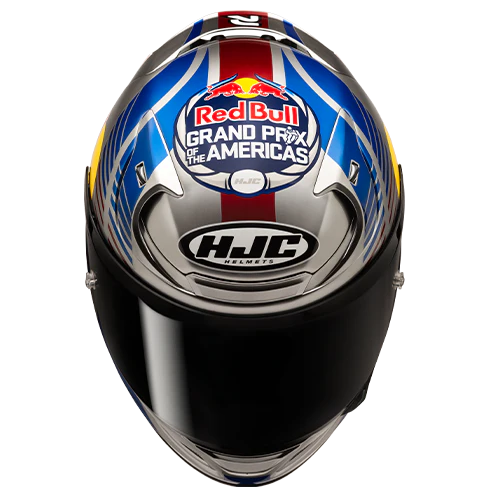 casco integrale moto hjc rpha 12 fibra red bull sopra