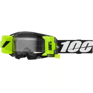 occhiali mx maschera motocross enduro 100% forecast rolloff nero
