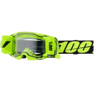 occhiali mx maschera motocross enduro 100% forecast rolloff giallo fluo