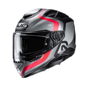 casco moto integrale fibra hjc rpha 72 ermen rosso opaco