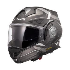 casco moto ls2 ribaltabile modulare advant x carbon horizon