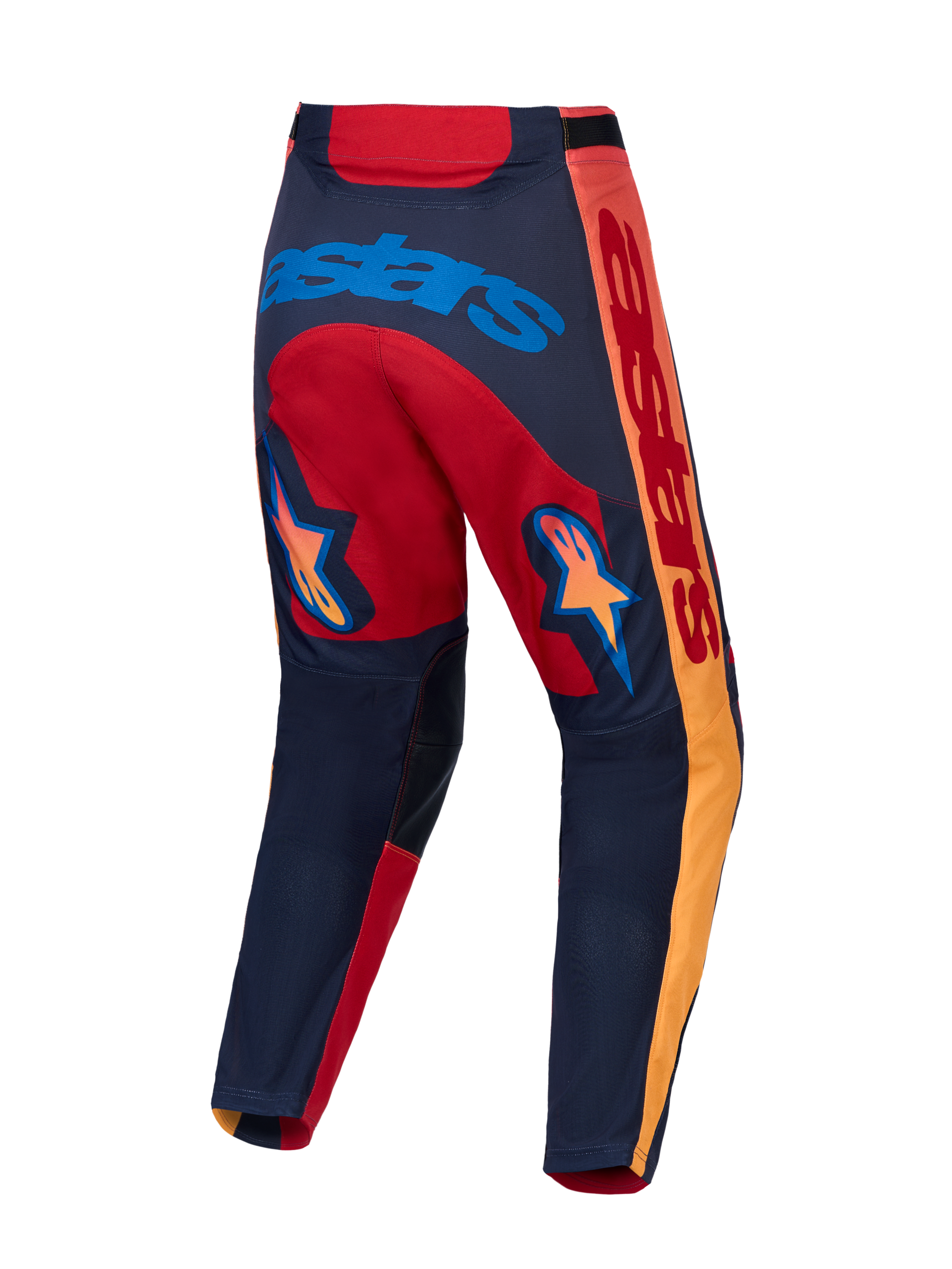 Pantaloni ALPINESTARS RACER HUNT ROSSO FUOCO/GRIGIO PIETRA/CORALLO CALDO - immagine 2